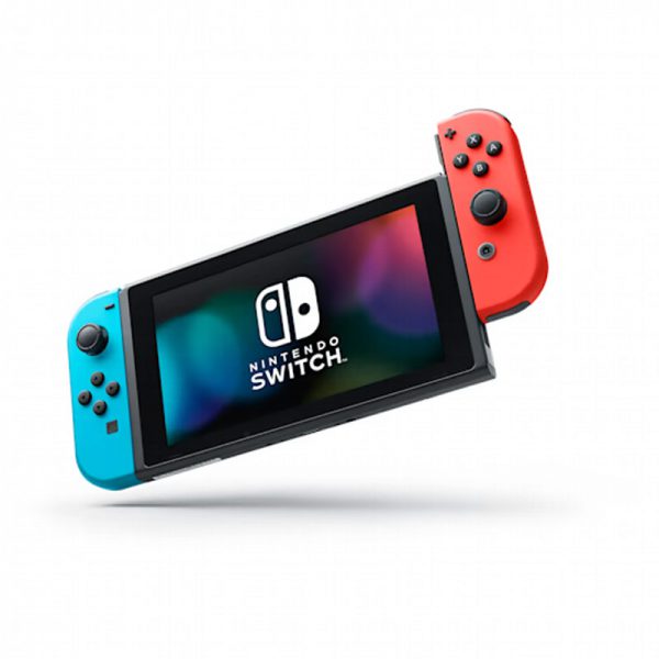 Nintendo Switch [NSW] Refurbished Game Console with Neon Blue and Neon Red Joy-Con Controllers